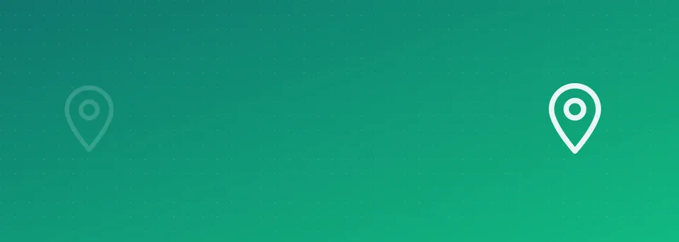 Location pin icon graphic, representing local search relevance